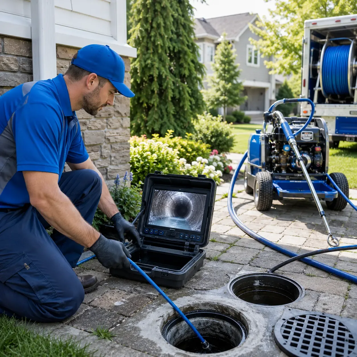 Outdoor drain cleaning professionals serving Hillsboro, IL